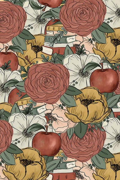 Floral & Botanical Patterns: Teacher Florals by Katie Bryant