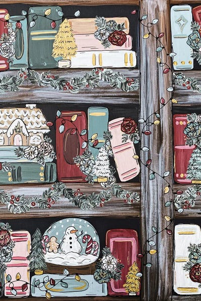 Books: Christmas Bookshelf by Katie Bryant