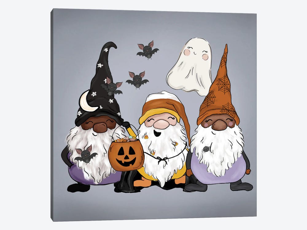 Spooky Gnomes Horizontal by Katie Bryant 1-piece Canvas Art Print