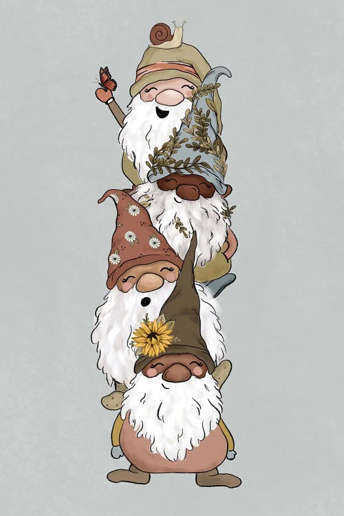 Garden Gnomes Vertical