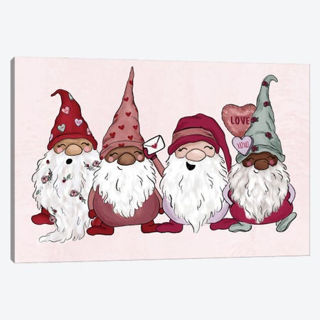 Love Gnomes (Horizontal) Canvas Print #KBY190} by Katie Bryant Canvas Art Print