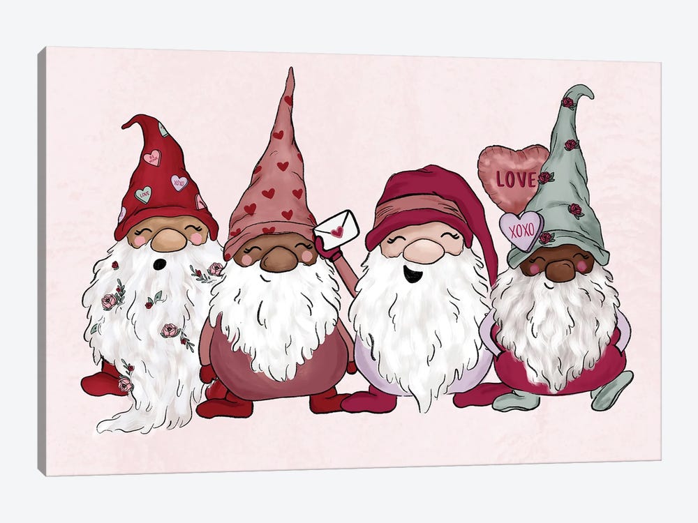 Love Gnomes (Horizontal) by Katie Bryant 1-piece Art Print
