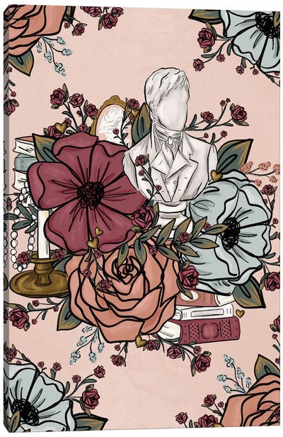 Love Story Florals Canvas Art Print - Katie Bryant