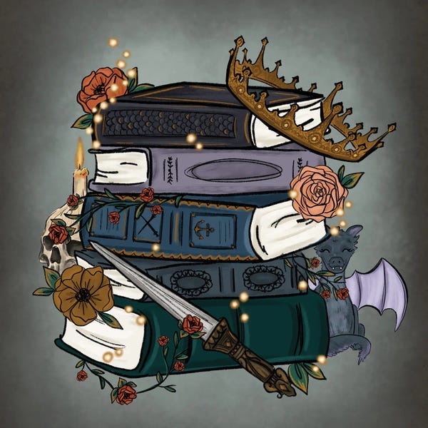 Crowns: Floral Fantasy Stories (Dark) by Katie Bryant