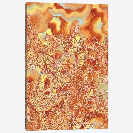 Groovy Sunshine Florals Canvas Print #KBY200} by Katie Bryant Canvas Print