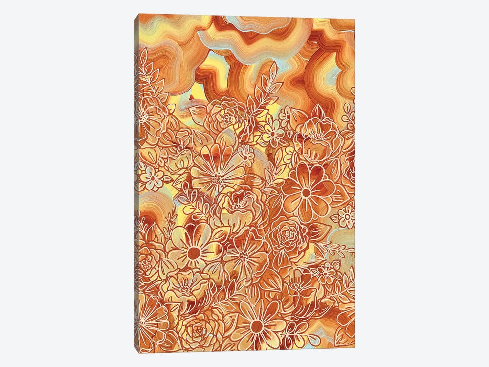Groovy Sunshine Florals by Katie Bryant 1-piece Canvas Art