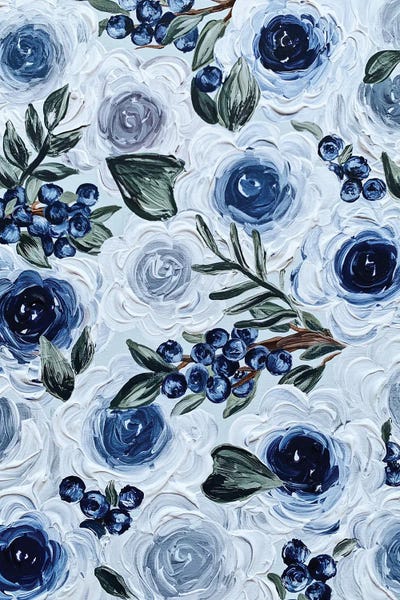 Katie Bryant: Blueberry Florals by Katie Bryant