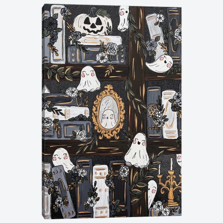 Haunted Library Canvas Print #KBY209} by Katie Bryant Canvas Print