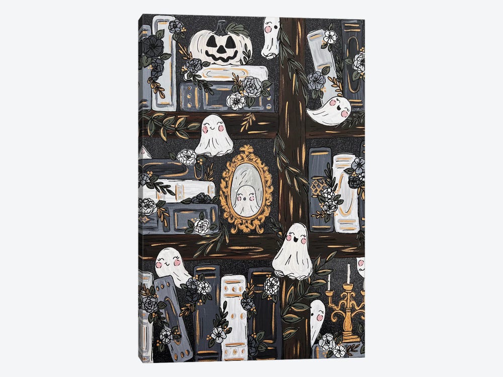 Haunted Library by Katie Bryant 1-piece Canvas Art Print