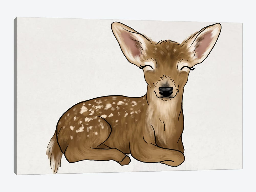 Baby Deer by Katie Bryant 1-piece Canvas Print