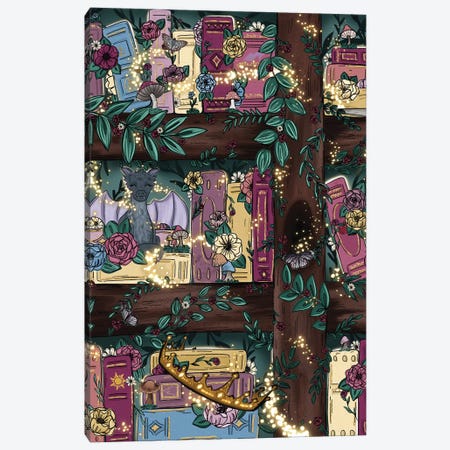 Fairy Tale Forest Bookshelf Canvas Print #KBY221} by Katie Bryant Art Print