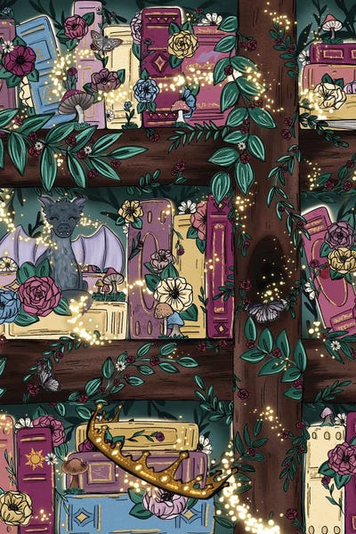 Books: Fairy Tale Forest Bookshelf by Katie Bryant