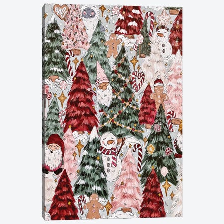 Festive Forest Canvas Print #KBY27} by Katie Bryant Art Print