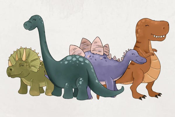 Unlikely Friends: Dinosaur Friends by Katie Bryant