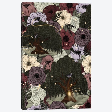 Whimsical Willow Florals Canvas Print #KBY48} by Katie Bryant Canvas Art