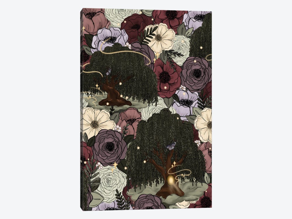 Whimsical Willow Florals by Katie Bryant 1-piece Canvas Print
