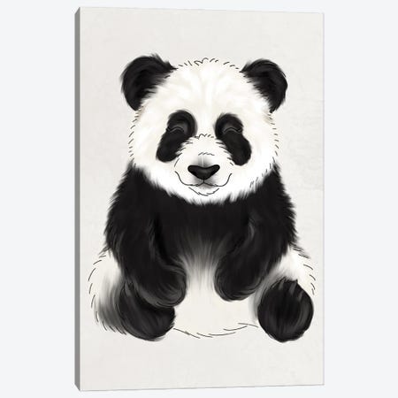 Baby Panda Canvas Print #KBY4} by Katie Bryant Canvas Print