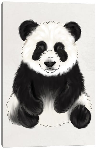 Baby Panda Canvas Art Print - Katie Bryant