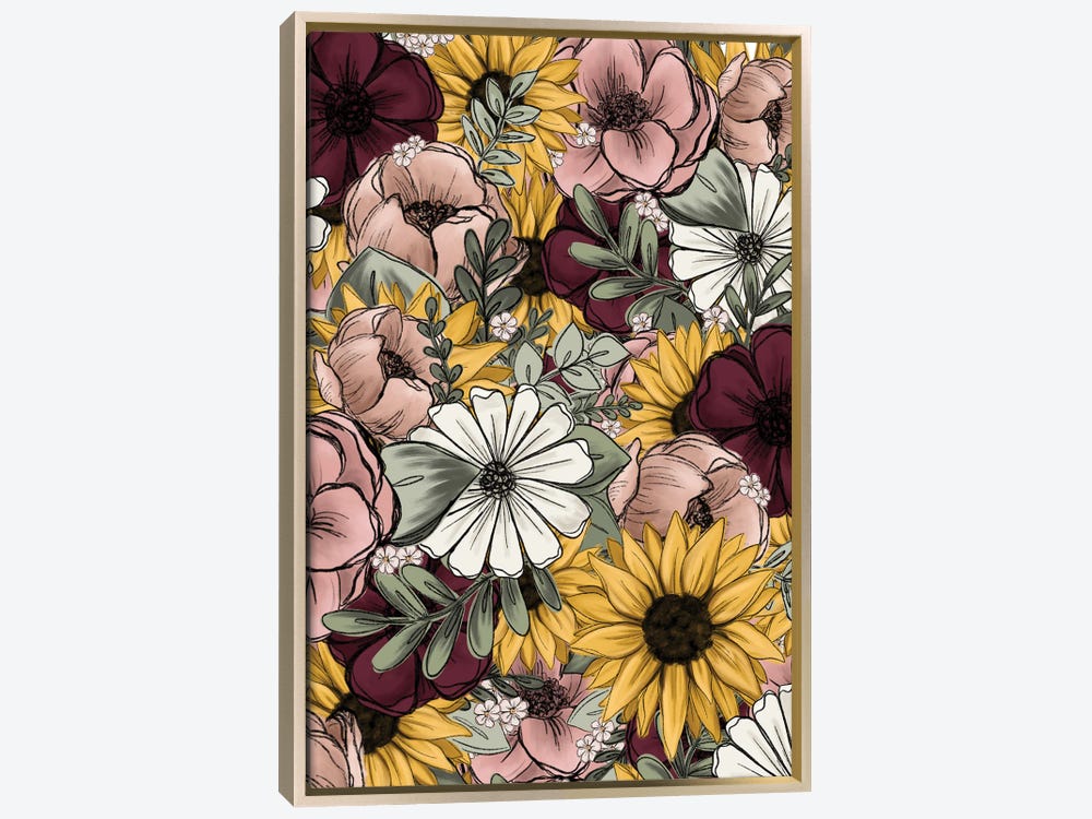 Flower artwork 16 x 20 canvas — BRIANANDREWBYRD