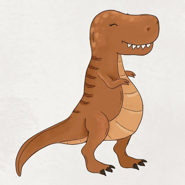 T-Rex by Katie Bryant wall art