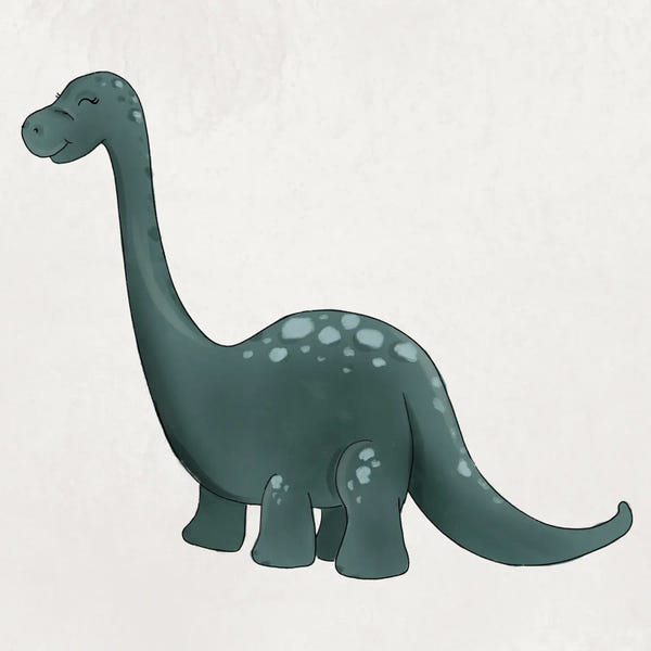 Kids Dinosaur Art: Brontosaurus by Katie Bryant