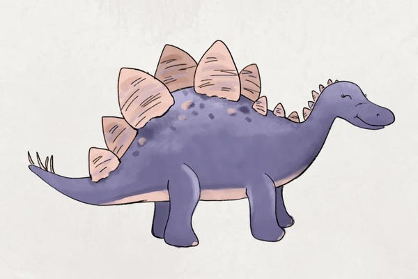 Kids Dinosaur Art: Stegosaurus by Katie Bryant