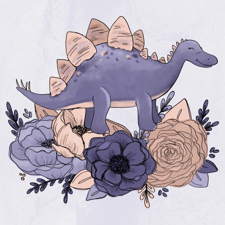 Stegosaurus Florals