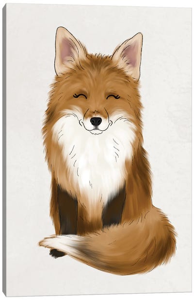 Baby Fox Canvas Art Print - Katie Bryant