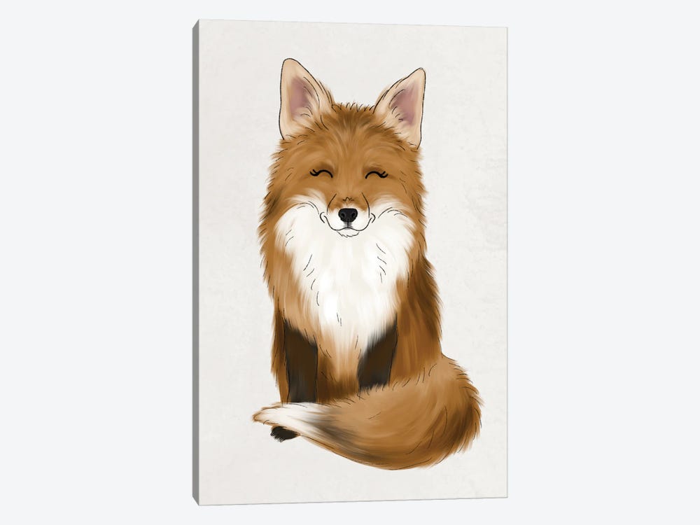 Baby Fox by Katie Bryant 1-piece Canvas Wall Art
