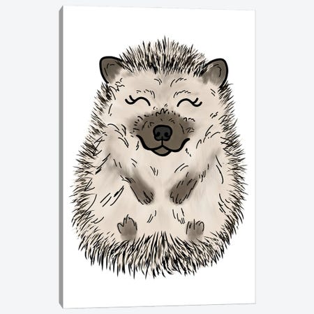 Hedgehog Canvas Print #KBY78} by Katie Bryant Canvas Art Print