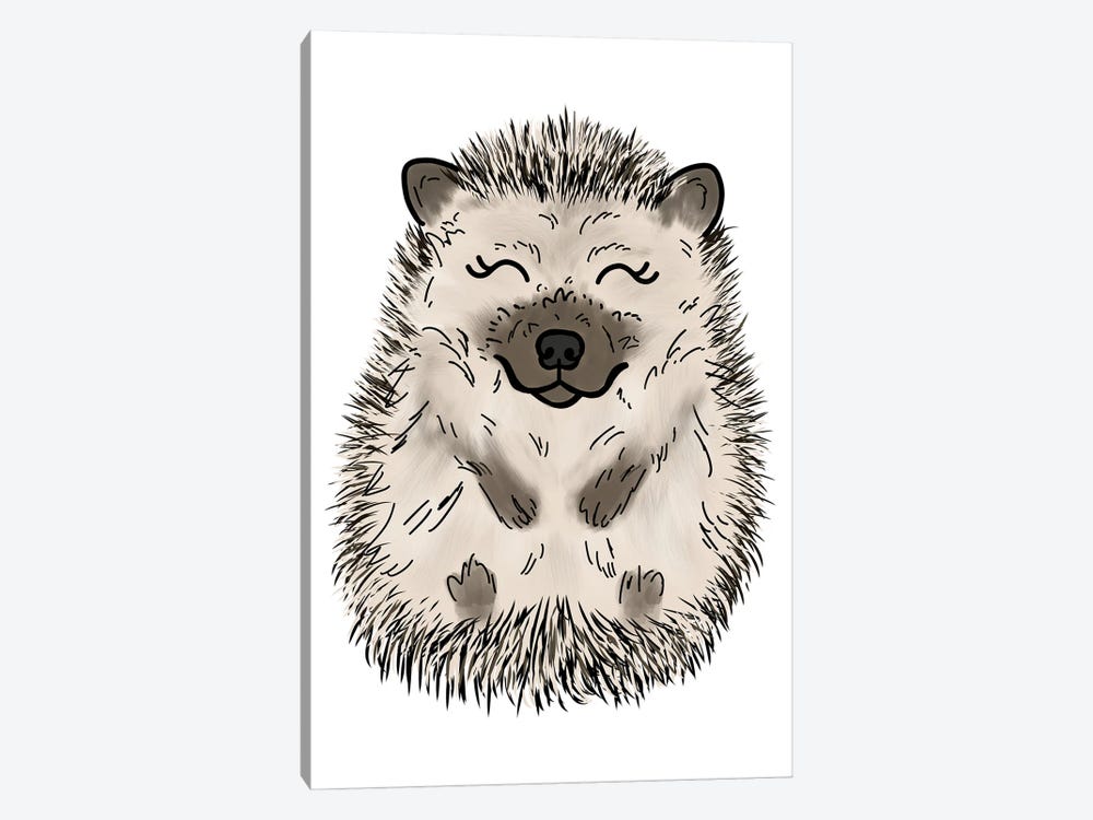 Hedgehog by Katie Bryant 1-piece Canvas Art