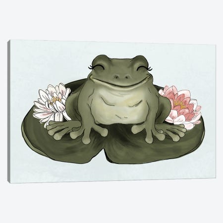 Little Frog Canvas Print #KBY80} by Katie Bryant Canvas Artwork