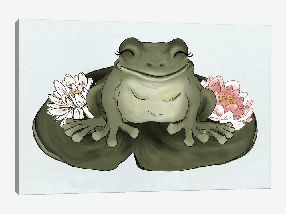Little Frog by Katie Bryant 1-piece Canvas Art Print