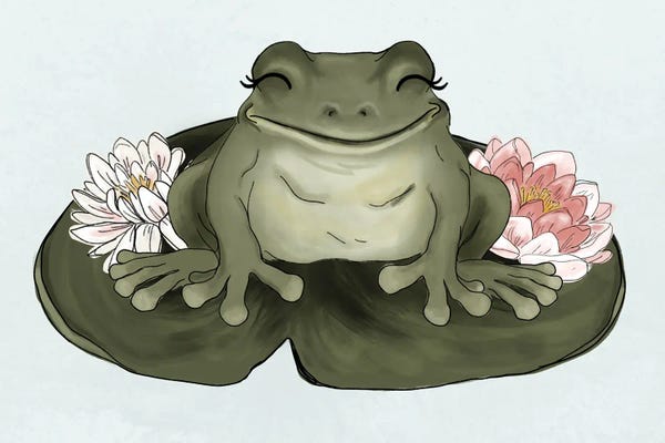 Water Lilies: Little Frog by Katie Bryant