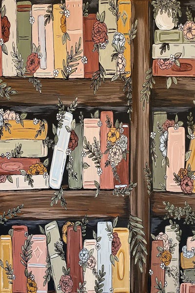 Office: Bookshelf Garden by Katie Bryant