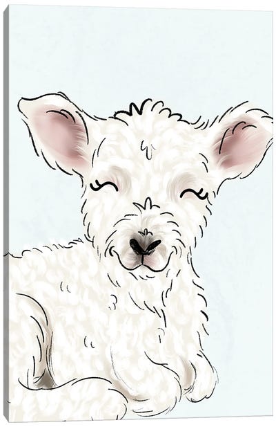 Little Lamb Canvas Art Print - Katie Bryant