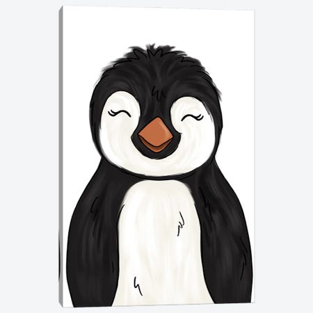 Penguin Canvas Print #KBY95} by Katie Bryant Canvas Art