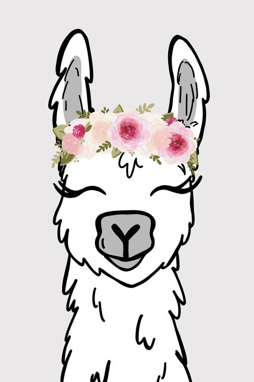 Floral Crown Llama