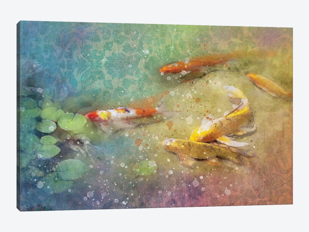 Koi Zen by Kevin Clifford 1-piece Canvas Wall Art