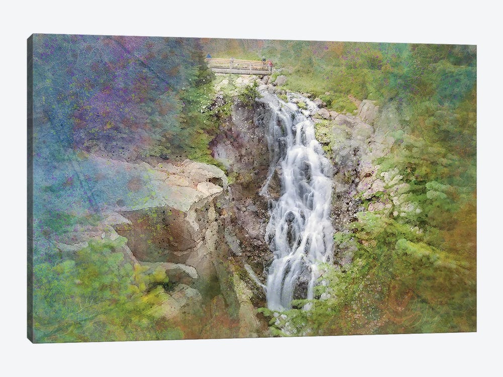 Zen Waterfall by Kevin Clifford 1-piece Canvas Print