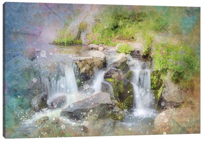 Calming Waterfall II Canvas Art Print - Kevin Clifford