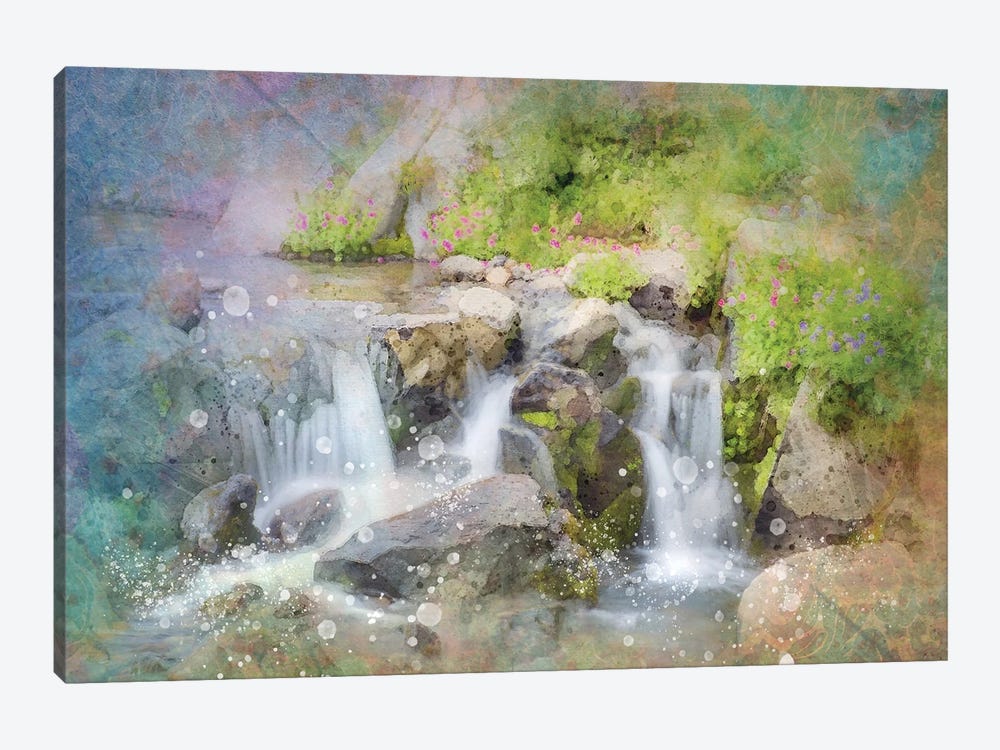 Calming Waterfall II by Kevin Clifford 1-piece Canvas Art