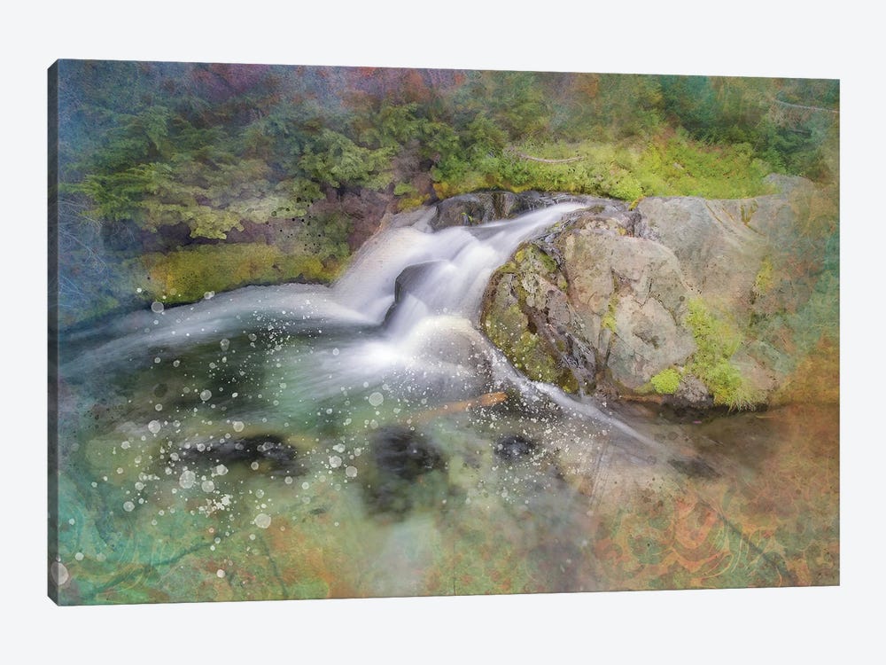 Calming Waterfall III by Kevin Clifford 1-piece Canvas Art Print