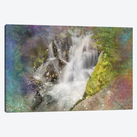 Calming Waterfall V Canvas Print #KCF49} by Kevin Clifford Canvas Artwork