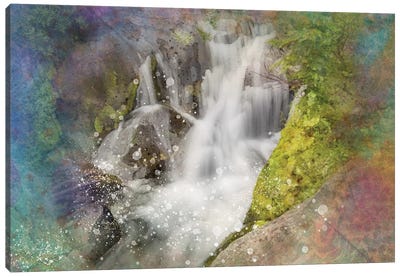 Calming Waterfall V Canvas Art Print - Kevin Clifford