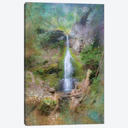 Calming Waterfall VI Canvas Print #KCF51} by Kevin Clifford Canvas Print