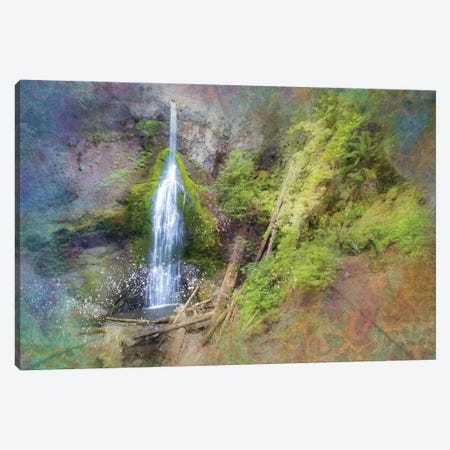 Calming Waterfall VII Canvas Print #KCF52} by Kevin Clifford Canvas Art Print