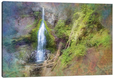 Calming Waterfall VII Canvas Art Print - Kevin Clifford