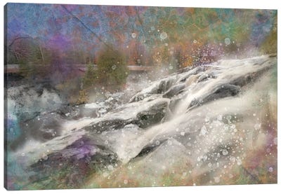 Splashy Falls Canvas Art Print - Kevin Clifford