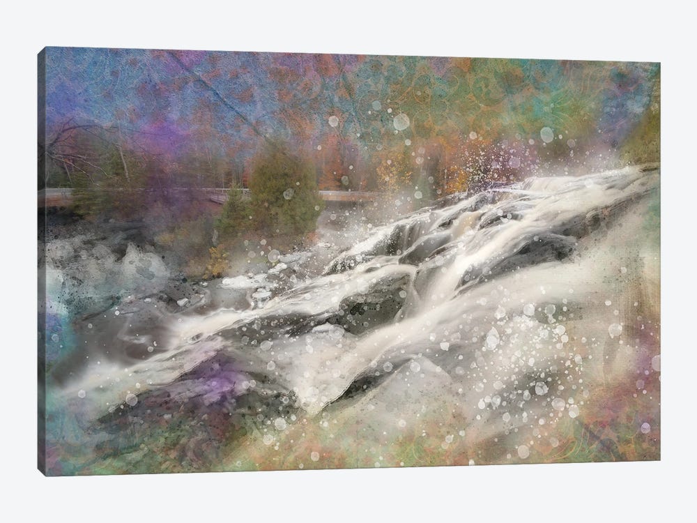 Splashy Falls by Kevin Clifford 1-piece Canvas Art Print
